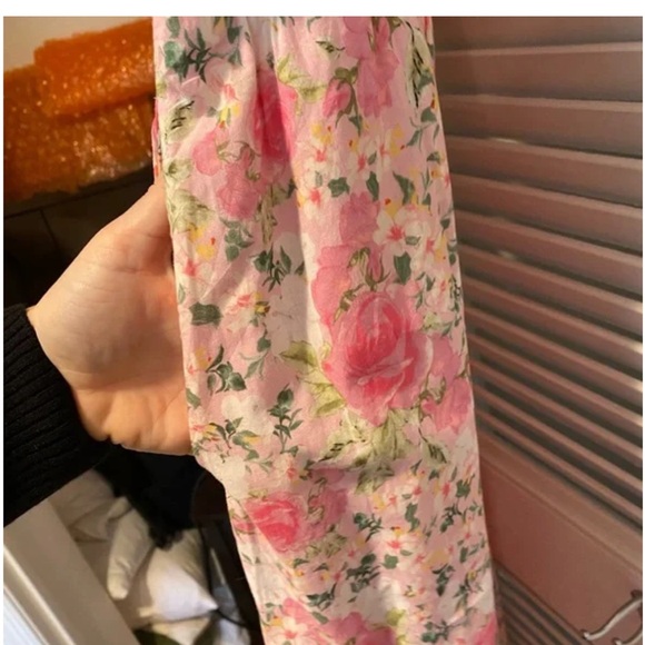 NWOT XS LoveShackFancy Vernon Floral Maxi Dress Pink floral - Picture 14 of 14